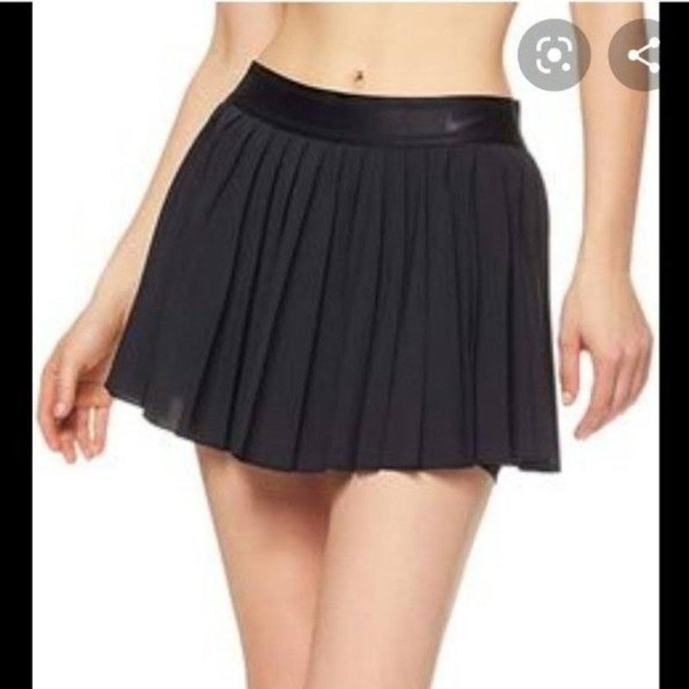 Nike Court Victory Pleated Tennis Skirt Black/Black J33- Rare